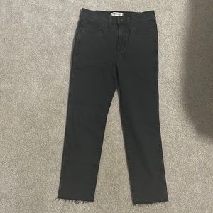 Madewell Stovepipe Petite Jeans With Raw Hem 26P NWT